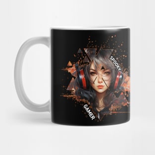 Cool Halloween Gamer Girl Mug